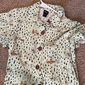 Pooh Bear & Friends Green Dress